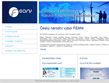 Tablet Screenshot of feani.cz